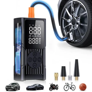 Wheel Simulators Tire Inflator Portable Air Compressor - 3X Faster Electric Tire Inflator for Car Tires, 150PSI Cordless Air Pump with Digital Gauge & Auto Shut Off, LED Light Wheel Simulators Tire Inflator Portable Air Compressor - 3X Faster Electric Tire Inflator for Car Tires, 150PSI Cordless Air Pump with Digital Gauge & Auto Shut Off, LED Light
