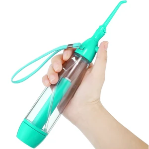 Water Dental Flosser for Teeth, NonElectric Oral Irrigator, Olive Green Water Dental Flosser for Teeth, NonElectric Oral Irrigator, Olive Green