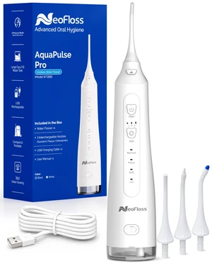 AquaPulse Pro Cordless Water Flosser, White AquaPulse Pro Cordless Water Flosser, White