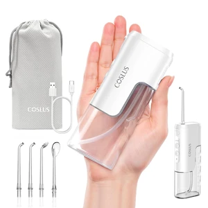 T40 Mini Water Flosser for Travel, Portable Compact Design, White | Cordless Oral Irrigator, Built-in Tip Storage, 4 Modes for Braces, Orthodontic, Sensitive Teeth, On-the-Go Use, IPX7 T40 Mini Water Flosser for Travel, Portable Compact Design, White | Cordless Oral Irrigator, Built-in Tip Storage, 4 Modes for Braces, Orthodontic, Sensitive Teeth, On-the-Go Use, IPX7