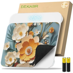 Digital Bathroom Scale for Body Weight, Weighing Machine for People | Highly Accurate, 3D Pattern Anti-Slip Foot Pad, Large LED Display, Long-Lasting Battery, Compact Size, 400lb, for Home, Gym Digital Bathroom Scale for Body Weight, Weighing Machine for People | Highly Accurate, 3D Pattern Anti-Slip Foot Pad, Large LED Display, Long-Lasting Battery, Compact Size, 400lb, for Home, Gym