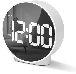 Small LED White Digital Alarm Clock 4 Inch, White Large Numbers | USB/Battery Operated, 2 Alarms, Snooze, Adjustable Brightness, LED Digital Bedside Clocks for Bedroom Office Desk Table Small LED White Digital Alarm Clock 4 Inch, White Large Numbers | USB/Battery Operated, 2 Alarms, Snooze, Adjustable Brightness, LED Digital Bedside Clocks for Bedroom Office Desk Table