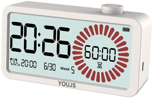 Visual Timer 4-in-1 Alarm Clock,for Heavy Sleepers Student Kids | 3 Programmable SettingUSB-C Charging3 working modelsVisual countdown,Built-in Battery,Study,LCD Eyecare,ADHD Focus Visual Timer 4-in-1 Alarm Clock,for Heavy Sleepers Student Kids | 3 Programmable SettingUSB-C Charging3 working modelsVisual countdown,Built-in Battery,Study,LCD Eyecare,ADHD Focus
