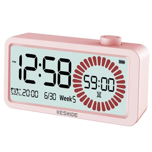 Visual Timer for Kids and Adults with Alarm Clock,LCD Digital 60-Minute Countdown Timer Time Management Tool for Home, School, or Work Visual Timer for Kids and Adults with Alarm Clock,LCD Digital 60-Minute Countdown Timer Time Management Tool for Home, School, or Work