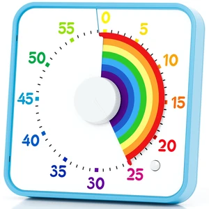 Classroom Timer with 5 Musical Melody Alarms, Large Visual Timer for Teachers, Magnetic & Rainbow Pattern Ideal for Classroom Use & Kids, 8 Inches Classroom Timer with 5 Musical Melody Alarms, Large Visual Timer for Teachers, Magnetic & Rainbow Pattern Ideal for Classroom Use & Kids, 8 Inches
