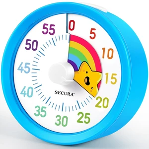 60-Minute Visual Timer, Rainbow Classroom Timers for Kids | Mute/Low/Loud Volume, 3S/30S Ringtone Duration, Low Power Reminder, Time Management Tool with Pause Function (Blue & Star) 60-Minute Visual Timer, Rainbow Classroom Timers for Kids | Mute/Low/Loud Volume, 3S/30S Ringtone Duration, Low Power Reminder, Time Management Tool with Pause Function (Blue & Star)