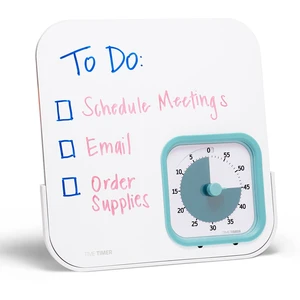MOD with Dry Erase Board 60-Minute Visual Countdown Timer with Magnetic Whiteboard for Notes, Chores, Classroom and Office Reminders, Visual Schedules, for Kids and Adults (Blue) MOD with Dry Erase Board 60-Minute Visual Countdown Timer with Magnetic Whiteboard for Notes, Chores, Classroom and Office Reminders, Visual Schedules, for Kids and Adults (Blue)