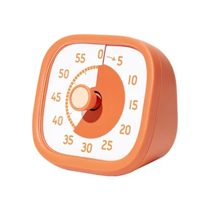 Visual Timer for Kids - 60 Minute Visual Kids Timer for Classroom Home Office, Countdown Timer for Cooking Teaching Working Meeting (Orange) Visual Timer for Kids - 60 Minute Visual Kids Timer for Classroom Home Office, Countdown Timer for Cooking Teaching Working Meeting (Orange)