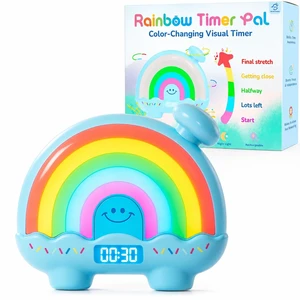 Timer , Rainbow Visual Timer for Kids/Adults, 0-99 Minutes Light Timer | Rechargeable, Color-Changing, Magnetic, Digital Timer for Classroom, Potty Training, Toothbrush, Countdown, Night Light Timer , Rainbow Visual Timer for Kids/Adults, 0-99 Minutes Light Timer | Rechargeable, Color-Changing, Magnetic, Digital Timer for Classroom, Potty Training, Toothbrush, Countdown, Night Light