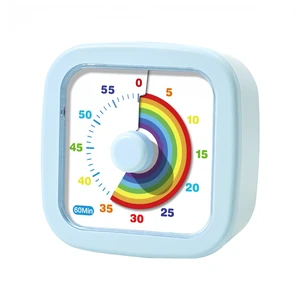 Kids Visual Timer Cute Rainbow - 60 Minute Countdown Timer Time Management for Kids and Adults, Timer for Cooking Classroom Meeting (Blue) Kids Visual Timer Cute Rainbow - 60 Minute Countdown Timer Time Management for Kids and Adults, Timer for Cooking Classroom Meeting (Blue)