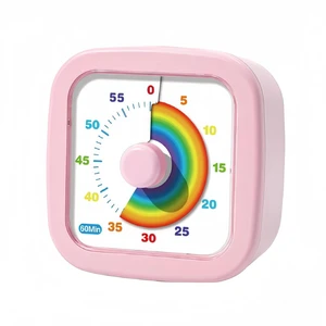60-Minute Visual Timer, Countdown Timer for Kids and Adults, Kitchen timers for Cooking, Silent Classroom Timer for Home School Work (Pink) 60-Minute Visual Timer, Countdown Timer for Kids and Adults, Kitchen timers for Cooking, Silent Classroom Timer for Home School Work (Pink)