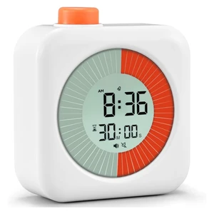 Visual Timer for Kids, ADHD, Toddler Essentials, Boo Basket Stuffers | 60-Minute Countdown 3-in-1(Timer, Clock, Alarm), Time Management Tool, Classroom Essential, Teacher School Supplies Visual Timer for Kids, ADHD, Toddler Essentials, Boo Basket Stuffers | 60-Minute Countdown 3-in-1(Timer, Clock, Alarm), Time Management Tool, Classroom Essential, Teacher School Supplies