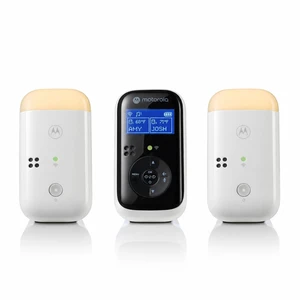 Dual Room Audio Baby Monitor, No WiFi, 2-Way Talk, Night Light, 1500ft Range, Portable Audio Only with Parent Unit & 2 Monitors, PIP15 Dual Room Audio Baby Monitor, No WiFi, 2-Way Talk, Night Light, 1500ft Range, Portable Audio Only with Parent Unit & 2 Monitors, PIP15