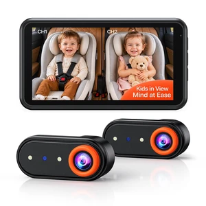 BM2PRO Dual Car Camera Baby Monitor for 2 Kids | 5.2'' 1080P HD, Split Screen & Full View, Auto Night Vision, Easy 3-Step Setup for Rear-Facing Infants & Toddlers BM2PRO Dual Car Camera Baby Monitor for 2 Kids | 5.2'' 1080P HD, Split Screen & Full View, Auto Night Vision, Easy 3-Step Setup for Rear-Facing Infants & Toddlers