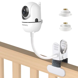 Baby Monitor Mount Compatible with HelloBaby for HB6550/ HB6560/ HB65/ HB6351/ HB40/ HB6339/ HB6336, ANMEATE SM935E Monitor, Adjustable Baby Monitor Stand Flexible Clip Clamp Mount No Drilling Baby Monitor Mount Compatible with HelloBaby for HB6550/ HB6560/ HB65/ HB6351/ HB40/ HB6339/ HB6336, ANMEATE SM935E Monitor, Adjustable Baby Monitor Stand Flexible Clip Clamp Mount No Drilling