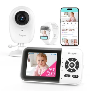 Video Baby Monitor with Camera&Audio 1080P AI,Display/Smartphone App | 2-Way Talk,Upgrade Security Cam for Room,Record,Alarm,Night Vision,WiFi/No WiFi Dual Mode,1500ft Long Range,Growth Album Video Baby Monitor with Camera&Audio 1080P AI,Display/Smartphone App | 2-Way Talk,Upgrade Security Cam for Room,Record,Alarm,Night Vision,WiFi/No WiFi Dual Mode,1500ft Long Range,Growth Album