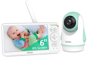 6" IPS Screen Baby Monitor with Camera and Audio, Pan-Tilt-Zoom | 30-Hour Battery, 1000ft Range Baby Monitor No WiFi, Night Vision, 2-Way Talk, Home Security Camera, Temperature, 8 Lullabies 6" IPS Screen Baby Monitor with Camera and Audio, Pan-Tilt-Zoom | 30-Hour Battery, 1000ft Range Baby Monitor No WiFi, Night Vision, 2-Way Talk, Home Security Camera, Temperature, 8 Lullabies