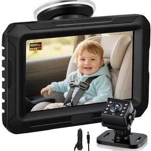 Baby Car Camera with HD Night Vision 1080P, 4.3" Rear Facing Car Seat Mirrors Camera for Baby Pet, 150°Wide View Angle, 360°Rotation Baby Car Camera with HD Night Vision 1080P, 4.3" Rear Facing Car Seat Mirrors Camera for Baby Pet, 150°Wide View Angle, 360°Rotation