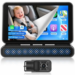Baby Car Camera for Backseat, 3.97 IPS Screen Facing Car Baby Monitor with Wireless Carplay Android Auto Super Link, Support Night Vision Adjustable View Angle Easy Setup FM BT GPS Baby Car Camera for Backseat, 3.97 IPS Screen Facing Car Baby Monitor with Wireless Carplay Android Auto Super Link, Support Night Vision Adjustable View Angle Easy Setup FM BT GPS