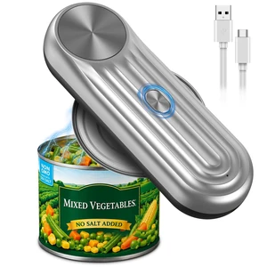 Can Opener, One Touch Automatic Can Opener for Seniors, Rechargeable Cordless Can Openers, AutoStop Smooth Edge Lid Cutter, Fits All Can Sizes, Food Safe Kitchen Gadget for Arthritis Can Opener, One Touch Automatic Can Opener for Seniors, Rechargeable Cordless Can Openers, AutoStop Smooth Edge Lid Cutter, Fits All Can Sizes, Food Safe Kitchen Gadget for Arthritis