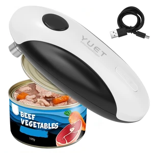 Electric Can Opener, Automatic One-Touch Can Openers Rechargeable | Type-C Recharge Can Opener, Side Cutting Can Opener with Magnetic Lid Lifter, Universal Tin Opener for Round Oval Square Can Electric Can Opener, Automatic One-Touch Can Openers Rechargeable | Type-C Recharge Can Opener, Side Cutting Can Opener with Magnetic Lid Lifter, Universal Tin Opener for Round Oval Square Can