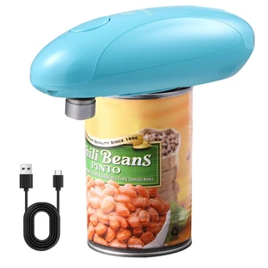 Rechargeable Can Opener Electric for Seniors, One-Touch Design (Blue) | Smooth Edge Cutting, USB-C Charging, Angled Blade, Magnetic Lid Catch, ABS Body, Easy Operation, Hands-Free Rechargeable Can Opener Electric for Seniors, One-Touch Design (Blue) | Smooth Edge Cutting, USB-C Charging, Angled Blade, Magnetic Lid Catch, ABS Body, Easy Operation, Hands-Free