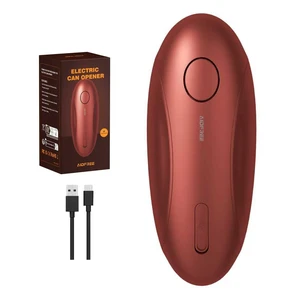 Automatic Electric Can Opener for Seniors for Kitchen:Anyone can Hands Free,One Touch Opener,Durable Blades,Rechargeable, Smooth Edge, Lightweight Small Size, Red Automatic Electric Can Opener for Seniors for Kitchen:Anyone can Hands Free,One Touch Opener,Durable Blades,Rechargeable, Smooth Edge, Lightweight Small Size, Red