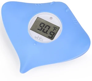 Stingray Baby Bath Thermometer for Newborns & Infants | Accurate and Instant High and Low Digital Reads, Floating Silicone Safety Thermometer, Newborn Registry Must Haves, Blue Stingray Baby Bath Thermometer for Newborns & Infants | Accurate and Instant High and Low Digital Reads, Floating Silicone Safety Thermometer, Newborn Registry Must Haves, Blue