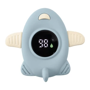 Silicone Baby Bath Thermometer Water Temperature Thermometer for Baby Safety, Floating Infant Bath tub Temp Thermometer for Newborns & Toddlers-Jet Silicone Baby Bath Thermometer Water Temperature Thermometer for Baby Safety, Floating Infant Bath tub Temp Thermometer for Newborns & Toddlers-Jet
