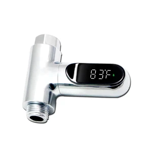 Shower Thermometer, 360 LED Display Water Temp Gauge for Baby Bath Shower Thermometer, 360 LED Display Water Temp Gauge for Baby Bath