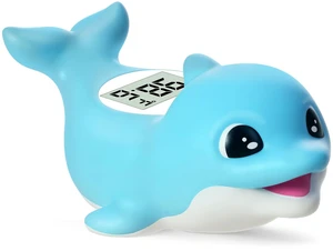 Baby Bath Thermometer for Newborn Digital Bathtub Water Temperature Thermometer Floating Dolphin Bath Toy, °C/°F Display, Waterproof & BPA-Free Baby Bath Thermometer for Newborn Digital Bathtub Water Temperature Thermometer Floating Dolphin Bath Toy, °C/°F Display, Waterproof & BPA-Free