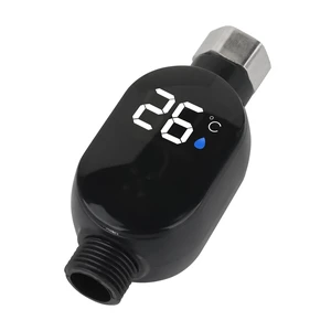 Shower Thermometer,Smart Instant Read Bath Water Thermometer | No battery required,Water flow temperature auto display Shower Thermometer,Smart Instant Read Bath Water Thermometer | No battery required,Water flow temperature auto display
