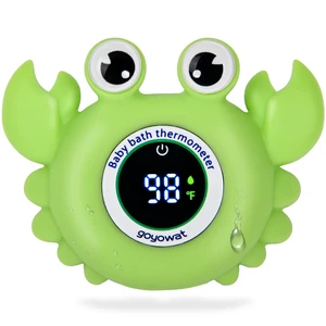 Baby Bath Thermometer Water Temp Safety for Bathtub,Room Essential Crab Toy | Tub Temperature LED Display,Color Warn Newborn&Infants Water Temp Safe 2-in1 Bath floating Toy for Kids Baby Bath Thermometer Water Temp Safety for Bathtub,Room Essential Crab Toy | Tub Temperature LED Display,Color Warn Newborn&Infants Water Temp Safe 2-in1 Bath floating Toy for Kids