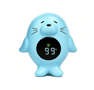 Baby Bath Thermometer, Digital Water Temperature Thermometer with LED 32-140 °Fahrenheit/0-60 ° Celsius Display, Seal Shape Floating Bath for Infant Bath Tube Baby Bath Thermometer, Digital Water Temperature Thermometer with LED 32-140 °Fahrenheit/0-60 ° Celsius Display, Seal Shape Floating Bath for Infant Bath Tube