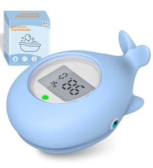 Baby Bath Tub Thermometer for Infant, Bathtub Water Temperature Room Thermometer, Safety Floating Bathing Toy, Newborn Essentials, Gifts for Moms Infant - New Upgraded Waterproof Baby Bath Tub Thermometer for Infant, Bathtub Water Temperature Room Thermometer, Safety Floating Bathing Toy, Newborn Essentials, Gifts for Moms Infant - New Upgraded Waterproof