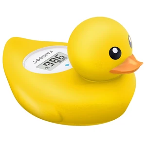 Baby Bath Thermometer FDTH-V0-22 Water Temperature Test Floating on Water and Room Digital Bath tub Thermometers Duck Bath Thermometer Baby Safety New Upgraded Baby Bath Thermometer FDTH-V0-22 Water Temperature Test Floating on Water and Room Digital Bath tub Thermometers Duck Bath Thermometer Baby Safety New Upgraded