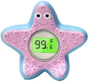 Digital Baby Bath Thermometer, Starfish Floating Water Temperature Thermometer with Clear °F/°C Readout, Auto-Off Function, and Easy-Grip Arms, Essential Bathing Accessory for Infant & Toddler Safety Digital Baby Bath Thermometer, Starfish Floating Water Temperature Thermometer with Clear °F/°C Readout, Auto-Off Function, and Easy-Grip Arms, Essential Bathing Accessory for Infant & Toddler Safety
