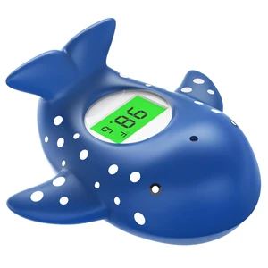Baby Bath Thermometer for Infant & Toddler, Floating Digital Water Thermometer with 3Color LED Backlight, Baby Bath Toy, Hot & Cold Alert, BPAFree,Blue Whale Baby Bath Thermometer for Infant & Toddler, Floating Digital Water Thermometer with 3Color LED Backlight, Baby Bath Toy, Hot & Cold Alert, BPAFree,Blue Whale
