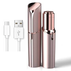 Rechargeable Facial Hair Removal for Women - as Seen on TV Painless Face Shaver - Electric Hair Remover for Face Lips Peach Fuzz with Light (Rose Gold) Rechargeable Facial Hair Removal for Women - as Seen on TV Painless Face Shaver - Electric Hair Remover for Face Lips Peach Fuzz with Light (Rose Gold)