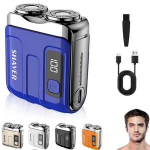 2026 New Portable Mini Electric Shaver for Men, Compact Dual Head Cordless Pocket Razor, USB Rechargeable Travel Shaver for Business Trips, Outdoor & Daily Facial Grooming (Blue) 2026 New Portable Mini Electric Shaver for Men, Compact Dual Head Cordless Pocket Razor, USB Rechargeable Travel Shaver for Business Trips, Outdoor & Daily Facial Grooming (Blue)