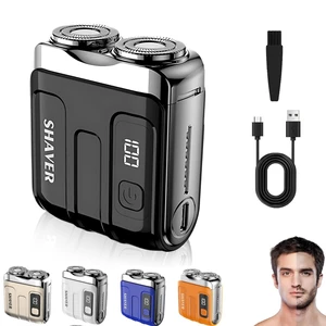 2026 New Portable Mini Electric Shaver for Men, Compact Dual Head Cordless Pocket Razor, USB Rechargeable Travel Shaver for Business Trips, Outdoor & Daily Facial Grooming (Black) 2026 New Portable Mini Electric Shaver for Men, Compact Dual Head Cordless Pocket Razor, USB Rechargeable Travel Shaver for Business Trips, Outdoor & Daily Facial Grooming (Black)
