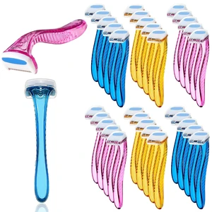 30 Pcs Bikini Razors Bikini Trimmer for Women, Mixed Colors | Compact Size for Bikini Line, Underarm and Body Hair Removal; Convenient for Travel, Beauty Routines and Everyday Grooming 30 Pcs Bikini Razors Bikini Trimmer for Women, Mixed Colors | Compact Size for Bikini Line, Underarm and Body Hair Removal; Convenient for Travel, Beauty Routines and Everyday Grooming