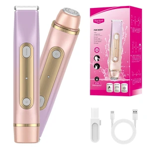 2-in-1 Dual Head Bikini Trimmer for Women, Electric Razor | Dual Head Design, Electric Razor, Women's Grooming, Portable Trimmer, 2-in-1 Function 2-in-1 Dual Head Bikini Trimmer for Women, Electric Razor | Dual Head Design, Electric Razor, Women's Grooming, Portable Trimmer, 2-in-1 Function
