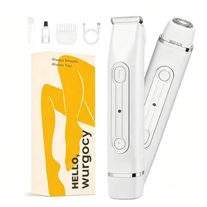 Bikini Trimmer for Women Waterproof Dual-Head Electric Razors | Dual-head design for painless face & body grooming, waterproof wet/dry use, hypoallergenic,rechargeable with USB charging. Bikini Trimmer for Women Waterproof Dual-Head Electric Razors | Dual-head design for painless face & body grooming, waterproof wet/dry use, hypoallergenic,rechargeable with USB charging.