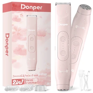 Electric Razor for Women, 2-in-1 Bikini Trimmer, Hypoallergenic Foil | IPX7 Electric Razor for Women Lady Shaver Pubic Hair Trimmer Private Area Shaver Wet Dry Rechargeable & Cordless Electric Razor for Women, 2-in-1 Bikini Trimmer, Hypoallergenic Foil | IPX7 Electric Razor for Women Lady Shaver Pubic Hair Trimmer Private Area Shaver Wet Dry Rechargeable & Cordless