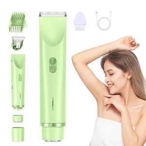 Bikini Trimmer Electric Razors for Womens Sensitive Skin, IPX67 Waterproof Electric Pubic Hair Trimmer Personal Shaver, USB-C Rechargeable Cordless Body Hair Shaver for Bikini Line & Underarms Bikini Trimmer Electric Razors for Womens Sensitive Skin, IPX67 Waterproof Electric Pubic Hair Trimmer Personal Shaver, USB-C Rechargeable Cordless Body Hair Shaver for Bikini Line & Underarms