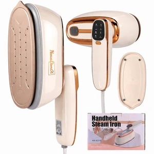 Portable Handheld Garment Steamer for Clothes, Travel Steam Iron | 20s Heat-Up, Vertical & Flat Ironing, Portable Travel Steamer, 8 Fabric Modes, 260mL Tank Portable Handheld Garment Steamer for Clothes, Travel Steam Iron | 20s Heat-Up, Vertical & Flat Ironing, Portable Travel Steamer, 8 Fabric Modes, 260mL Tank