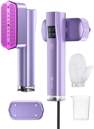 Steamer for Clothes Portable 2-in-1 Travel Steamer Iron for Clothes | 15s Fast Heat-up,100ml Water Tank,Ironing Gloves,25 Min Powerful Steam,1000W&4 Modes Light Steam Iron for Travel&Home Purple Steamer for Clothes Portable 2-in-1 Travel Steamer Iron for Clothes | 15s Fast Heat-up,100ml Water Tank,Ironing Gloves,25 Min Powerful Steam,1000W&4 Modes Light Steam Iron for Travel&Home Purple