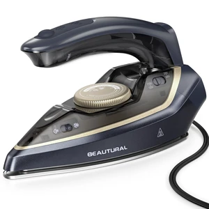 Mini Travel Iron for Clothes with Dual Voltage, 1000 Watts | Burst of Steam, Foldable Handheld, Fast Heating, Adjustable Thermostat Dial, Ideal for Sewing, Quilting and Handcraft Mini Travel Iron for Clothes with Dual Voltage, 1000 Watts | Burst of Steam, Foldable Handheld, Fast Heating, Adjustable Thermostat Dial, Ideal for Sewing, Quilting and Handcraft