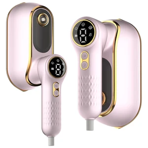 Travel Steamer, 1200W Portable Handheld Fabric Steamer for Clothes | 4Modes with LCD Display, Powerful Wrinkle Remover, 150ML Water Tank, 10S Fast Heat-Up, 120V Only (Not for Europe), Pink Travel Steamer, 1200W Portable Handheld Fabric Steamer for Clothes | 4Modes with LCD Display, Powerful Wrinkle Remover, 150ML Water Tank, 10S Fast Heat-Up, 120V Only (Not for Europe), Pink